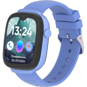 Детские умные часы Elari KidGram 4G (синий)
