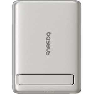 Внешний аккумулятор Baseus PicoGo AM31 Mini Magnetic Power Bank with Stand 20W 5000mAh (титановый)