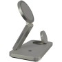 Беспроводное зарядное Magssory Yoga 3 в 1 Charging Station для Apple Qi2 WCH016t (титан)