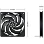 Вентилятор для корпуса Arctic P12 Slim PWM PST ACFAN00187A