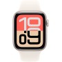 Умные часы Apple Watch SE 3 44 мм (алюминиевый корпус, звездный свет/звездный свет, спортивный силиконовый ремешок S/M)