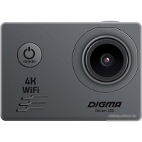 Экшен-камера Digma DiCam 300 (серый)