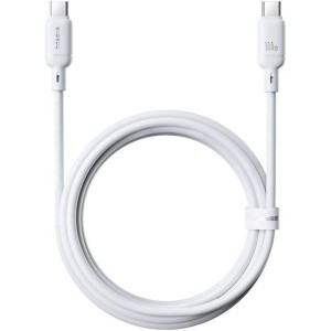 Кабель Baseus Silky Series Fast Charging Cable 100W USB Type-C - USB Type-C (2 м, белый)