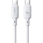 Кабель Baseus Silky Series Fast Charging Cable 100W USB Type-C - USB Type-C (2 м, белый)