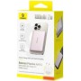 Внешний аккумулятор Baseus PicoGo AM41 Ultra-Slim Qi2 Magnetic Power Bank 10000mAh (розовый)