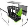 Корпус Geometric Future Model 3 5FAN (черный/зеленый)