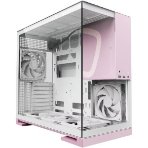 Корпус Geometric Future Model 5 5FAN (белый/розовый)
