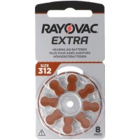 Батарейка Rayovac Extra 312 8 шт