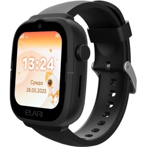 Детские умные часы Elari KidPhone 4G Go (черный)