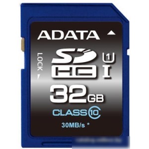 Карта памяти A-Data Premier SDHC UHS-I U1 (Class 10) 32 GB (ASDH32GUICL10-R)