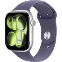 Умные часы Apple Watch Series 11 46 мм (алюминиевый корпус, серебристый/фиолетовый туман, спортивный силиконовый ремешок S/M) Умные часы Apple Watch Series 11 46 мм (алюминиевый корпус, серебристый/фиолетовый туман, спортивный силиконовый ремешок S/M)