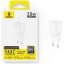 Сетевое зарядное Baseus EnerFill FN22 1C 30W E0123101