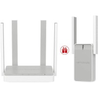 4G Wi-Fi роутер Netcraze Runner 4G NC-2212 + усилитель Wi-Fi Netcraze Buddy 4 NC-3211
