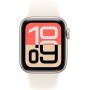 Умные часы Apple Watch SE 3 40 мм (алюминиевый корпус, звездный свет/звездный свет, спортивный силиконовый ремешок M/L)